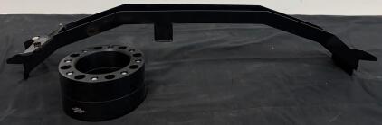 Front Fuel Tank Crossmember for 2007&ndash;2014 Chevrolet Silverado/Sierra 1500 Regular Cab & 2" 8x170mm Wheel Spacers for Ford F-250/F-350 Super Duty,<br/>6061-T6 Aluminum, Black Anodized