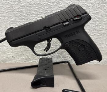 Ruger EC9s 9mm Luger Pistol, Striker-Fired, 7+1, 3.12" Barrel, Black, Serial 459-89413