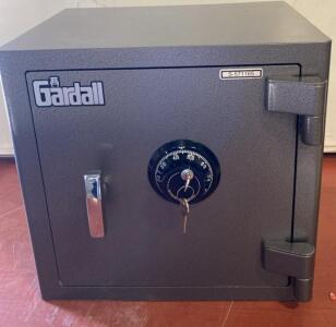Gardall Fire and Burglary Resistant Safe with Combination and Key Lock, 2-Hour Fire Rating. 16x12x15&rdquo;