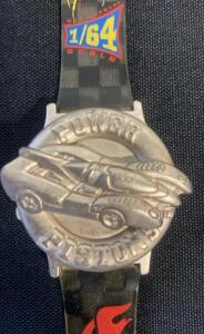 Hot Wheels Power Pistons Digital Wristwatch HWF1044, 1997, Unique Raised Car Design