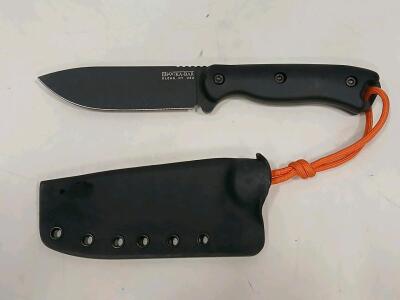 KA-BAR Becker BK16 Fixed Blade Knife, 4.375" 1095 Cro-Van Drop Point, Grivory Handle, Sheath USA