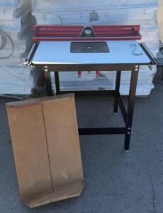 JessEm Mast-R-Fence Router Table, Model 04001, 32"x24" Top, Steel Stand, Aluminum Fence