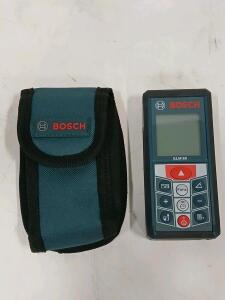 Bosch GLM 80 Laser Distance Measurer, 265 ft Range, Li-Ion, Digital LCD, w/ Carrying Case