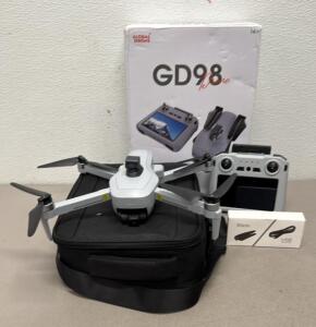 Global Drone GD98 Quadcopter with 4K Camera, 3-Axis Gimbal, 5.5" Touchscreen Controller, 25-Min Flight Time