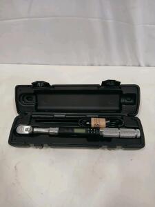 Snap-on TECH1MR240 Digital Torque Wrench, 1/4" Drive, 12&ndash;240 in-lb Range, LCD Display