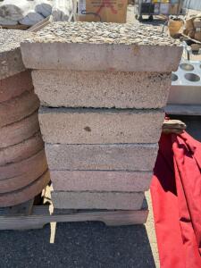 Decorative Concrete Breeze Blocks 12"x12" Flower Pattern Exposed Aggregate, Qty 5+