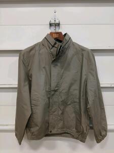 Pacific Trail Men's Medium Outdoor Jacket &ndash; Light Olive, Mesh Lining, Elastic Cuffs