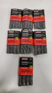 Craftsman 1/2" x 4-1/2" Spindle Sanding Sleeves 80 Grit Resin Cloth 7 Packs (28 Total) 928621