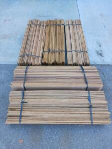 Bulk Red Oak Wood Veneer Sheet Bundles, Plain Sliced, 5 Bundles, 36"x5" , Raw, Utility Grade