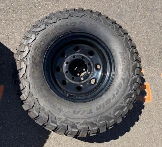 BFGoodrich Mud-Terrain T/A KM3 LT315/70R17 Load E Tire & 17" Steel 8-Lug Wheel Assembly