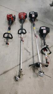 (4) Weed Eaters Craftsman Gas