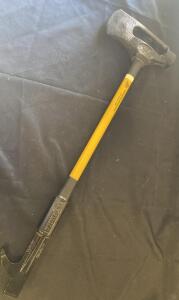 Leatherhead Tools NY Roof Hook 36" Firefighter Tool, Forged Steel Head, Fiberglass Handle, USA ( R6 )