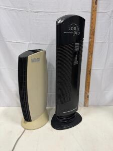 Sharper Image MIDI & Ionic Pro Tower Ionic Air Purifiers, 250&ndash;500 sq ft Coverage, Silent Operation (r-8)