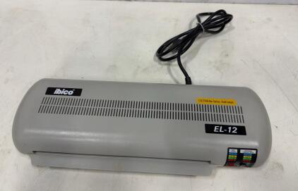 Ibico EL-12 Pouch Laminator, 12.6" Width, 10 mil Max Thickness, Adjustable Temperature (Sp-12)
