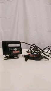 Dremel MultiPro 395 Rotary Tool 5,000&ndash;30,000 RPM & Craftsman Vintage Jigsaw, Corded, 120V (R-11) Tested