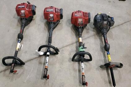 (4) Weed Eaters Craftsman Gas