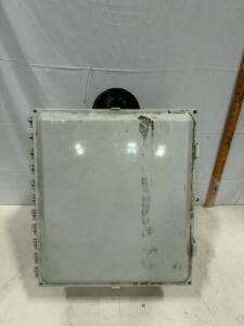 AttaBox AH16148 Industrial Electrical Enclosure, 16"x14"x8", NEMA 4X, UL Listed, Metal Panel (Sp-9)
