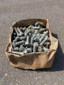 Steel Hex Head Bolts, 3/4" x 3", Grade 5, Zinc Coated, Bulk Lot
