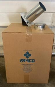 FAMCO WVEBG Hooded Wall Vent Cap, Galvanized Steel, Multiple Sizes ( SP 8 )