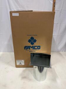 FAMCO SDWVG6GS 6" Galvanized Hooded Wall Vent with Screen, Damper, Gasket & Spring, 12 Pack (Sp-8)