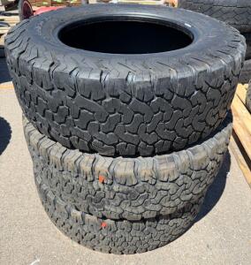 BFGoodrich All-Terrain T/A KO2 LT275/65R18 E Tires, Set of 3, 123/120R, Aggressive Tread