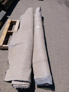 Commercial Broadloom Carpet Roll, 12 ft Width, Multi-Color Flecked, Loop Pile