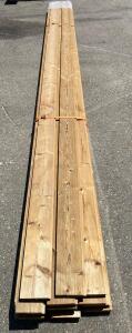16 ft Pine Tongue-and-Groove Boards &ndash; 14 Pieces, 1x6, Approx. 77 Sq. Ft. Coverage