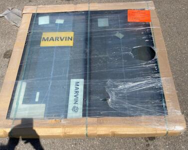 Marvin Essential Glider 53.5"x59.5" OX Horizontal Sliding Window, Low-E2 Argon, Fiberglass, TZK326