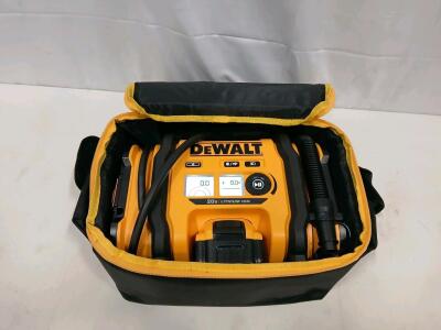 DEWALT DCC020I Cordless Air Inflator, 160 PSI, Digital Gauge, 20V Max, No Battery, Case, SN: 790633 Sp-16