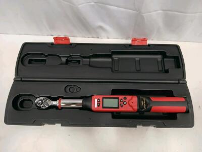BikeMaster 3/8" Digital Torque Wrench, Model 152147, 19.9&ndash;99.6 ft-lbs Range, LCD Display (sp-16)
