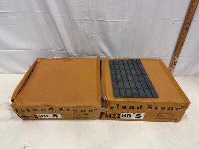 Island Stone M22HB S Black Stone Mosaic Tile, 11 Sheets, 11.81"x11.81", 0.99 m&sup2;, Indonesia (r-5)