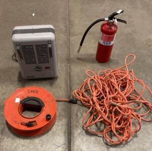 Patton Electric Space Heater, 1500W, 120V, Fan-Forced, White (Powers On) - Extension Cords and More (R6)