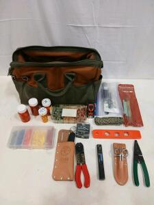 Comprehensive Electrician&rsquo;s Tool Kit with Klein Tools 5163 Pouch, Pliers, Screwdrivers, and Accessories