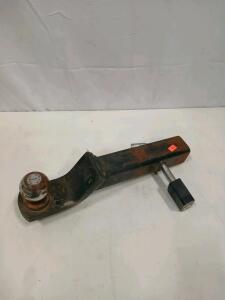 Class III Fixed Ball Mount with 2" Ball, 5,000 lbs GTW, 2" Drop, Includes Lock