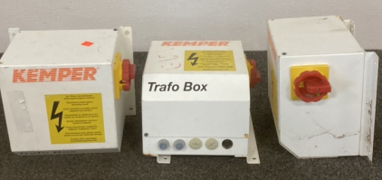 (3) Kemper Electrical Control Boxes