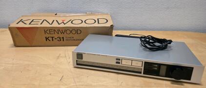 Kenwood KT-31 AM/FM Stereo Tuner, 1983-1984, Original Box, Serial No. 39K33659