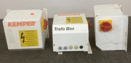 (3) Kemper Electrical Control Boxes