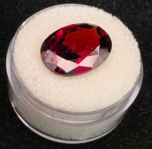 10.20 Ct. Pigeon Blood Red Ruby VVS Faceted Diamond Cut Gemstone