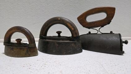 Antique Fire Powered Irons