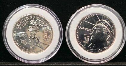 U.S. Mint Denver And Philadelphia Mints Semiquincentenial BU Half Dollars