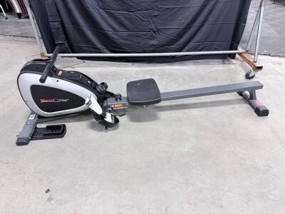 Fitness Reality Magnetic Rowing Machine, LCD Display, Foldable, 250 lb Capacity, 14 Resistance Levels