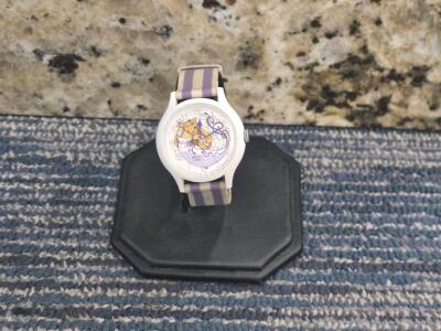 PICCO 1979 Miss Piggy Mechanical Wristwatch, 7 Jewels, 34mm Case, Nylon Strap