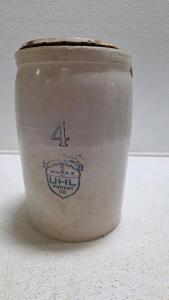 Antique butter churn