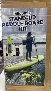 Kuda 10.75 ft Inflatable Stand-Up Paddle Board Kit, 286 lbs Capacity, Paddle, Pump & Accessories. Bruning T-Square Drafting tools (20)