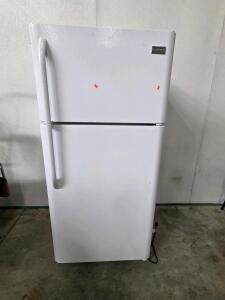 Frigidaire 18 cu ft Top Freezer Refrigerator, White, 66.6"H x 30"W, Frost-Free, Adjustable Shelves