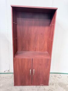 Bush Business Furniture WC24411 Half-Height 2 Door Kit, Hansen Cherry Finish