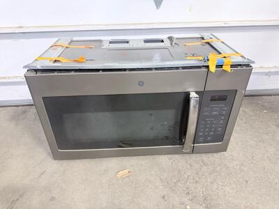 GE Over-the-Range Microwave Oven, Stainless Steel, 1.6 cu ft, Electronic Touch Controls, 1000W
