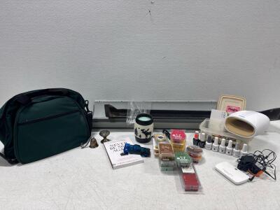 Amazing lot ! Here we have a lot of miscellaneous items including a sterling silver candle holder with a matching bell, 2 (36&rdquo;) metal gutters and much more. Take a look!