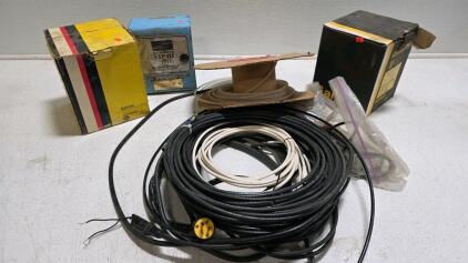 Various wires and cords