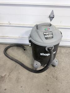 Shop-Vac 14 Gallon 4.5 Peak HP Wet/Dry Vacuum, 4 Casters, Main Hose, Plastic Tank
